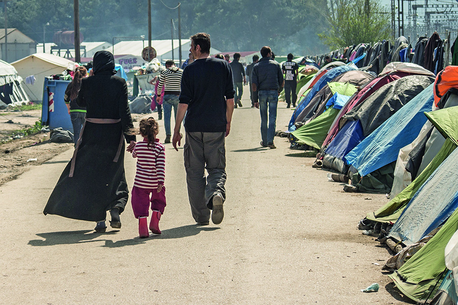 Flüchtlingslager in Griechenland